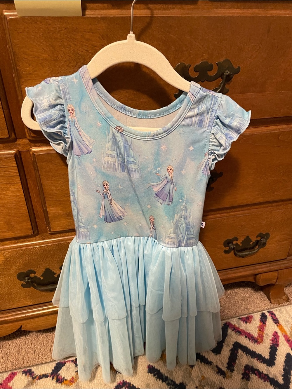 Junebug Bamboo Elsa Ghost Castle Tulle and Shorts Set